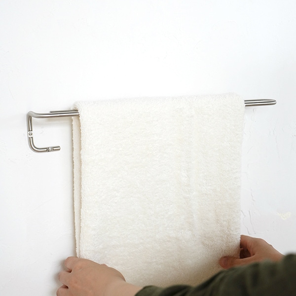 通気性がいいタオルハンガー　M＿ステンレス