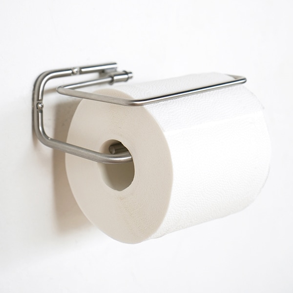 "グラグラ"が少ないトイレットペーパーホルダー＿ステンレス
