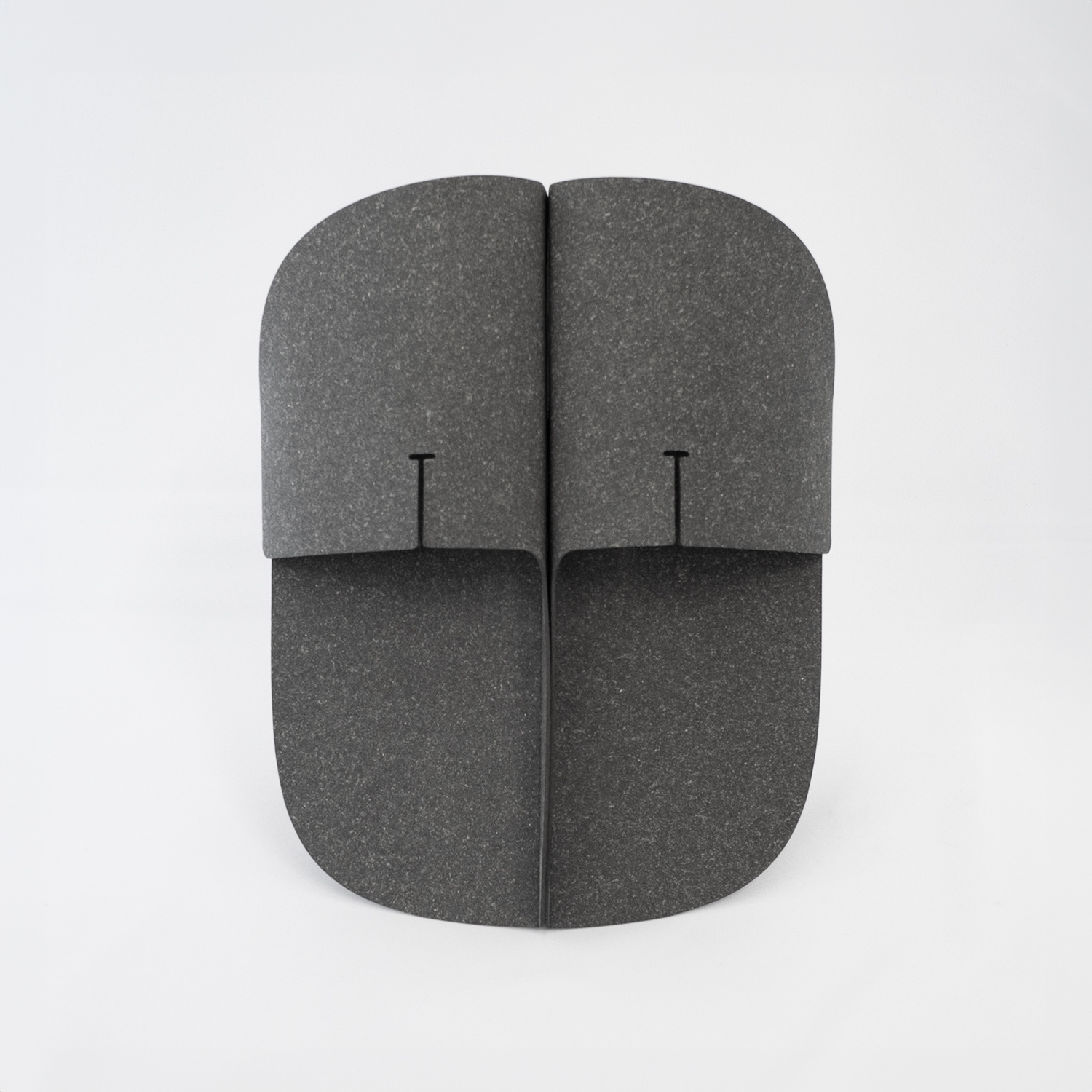 【MONOFORM SLIPPERS】整った置き姿の室内スリッパ(オープンタイプ)