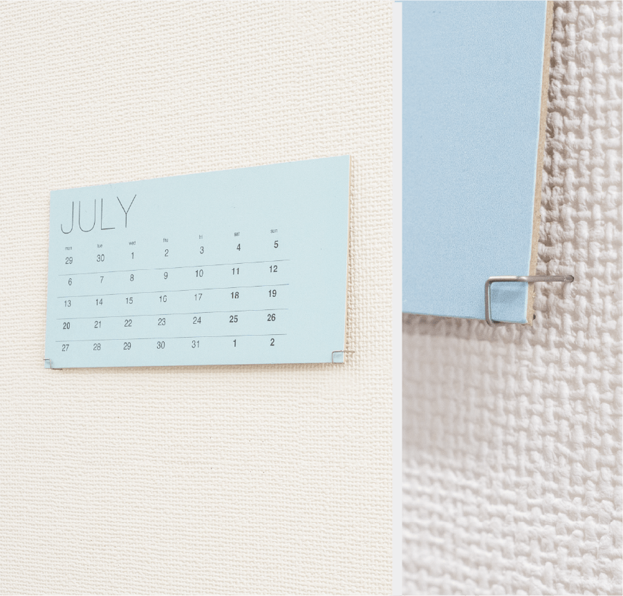 Makuakeにて先行販売【WALL CLIP PIN】はさむ・かける・おく で壁が片付く、飾れる石膏ボード用ピン