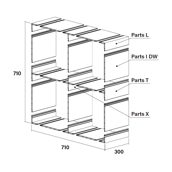 Grid Shelf 350��2��2