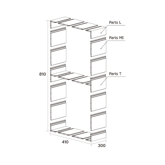 Grid Shelf 40012