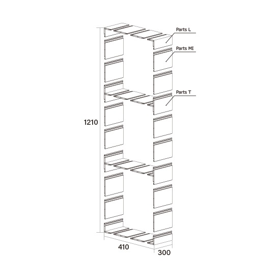 Grid Shelf 400��3��1