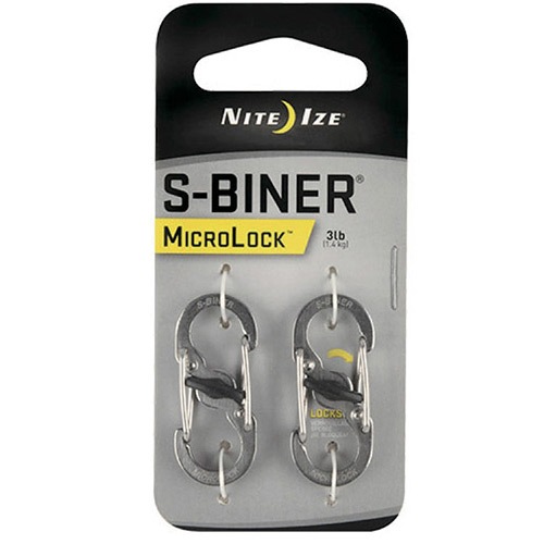 エスビナーマイクロロック#0 ｽﾃﾝﾚｽｼﾙﾊﾞｰ［2個入x5 計 : 10個］ Sビナ