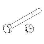 Z六角ボルト 1P 12×300 ［10本］|Ｚ・構造用金物|建築金物
