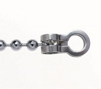カップリング 2.3mm ［20個 (4個×5セット)］|吊・ロープ金具|吊・ロープ・チェーン金具