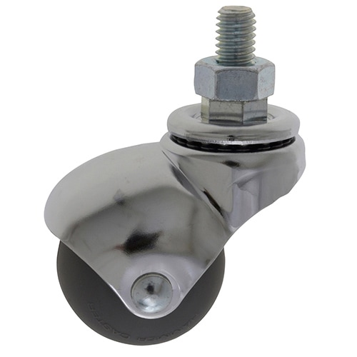 キャスター 自在 ウレタン車輪 W3/8 (差し込みタイプ) 405A-UR40 ［4個