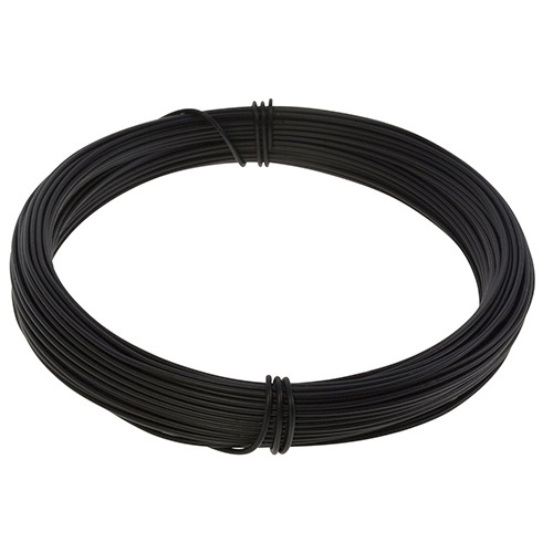 バインド線 黒 #16×60M ［3セット (60M×3セット)］番線・バインド線