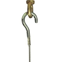 YHロープ・両端フック YH-4 100 ［5本］|ワイヤー|チェーン・ワイヤ・ロープ