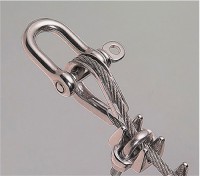 ステンレス シャックル 10 ［5個］|シャックル・ターンバックル|吊・ロープ・チェーン金具