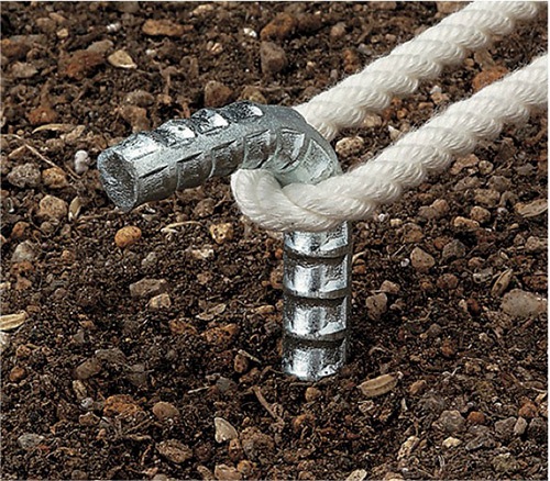 異形打込みLカン 9mm×200mm ［10本］吊・ロープ・チェーン金具 |ネジ