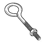 丸カンボルト 4×20 ［20個 (4個×5セット)］|吊・ロープ金具|吊・ロープ・チェーン金具