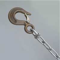 バネ付フック 1t ［2個］ #ばね|吊・ロープ金具|吊・ロープ・チェーン金具