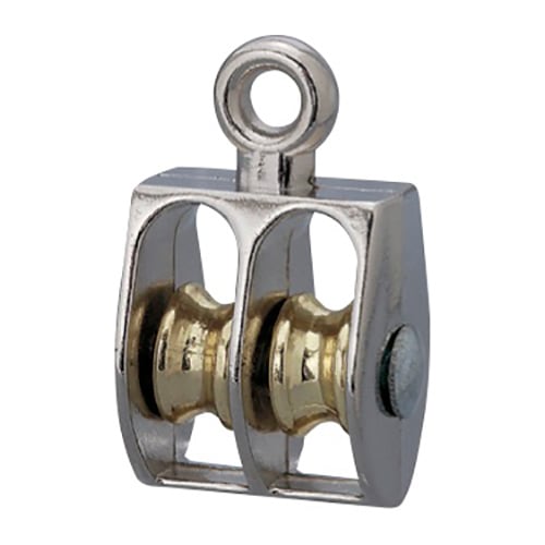 ダブルプーリー 固定 32 ［2個］滑車 |ネジ・ボルト・DIY金具の YHT