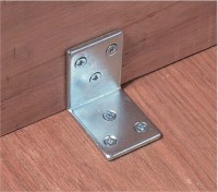 幅広金折 4.5×60×120 ［5個］|隅金・棚受け|DIY