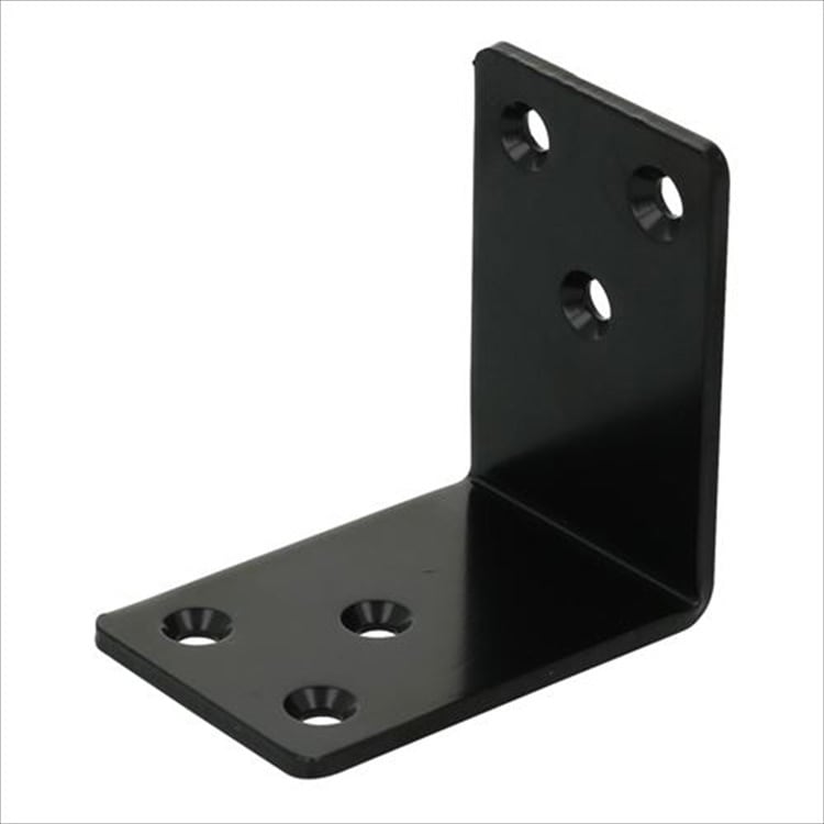 幅広金折 黒 3.2×40×60 ［10個］金折 |ネジ・ボルト・DIY金具の YHT