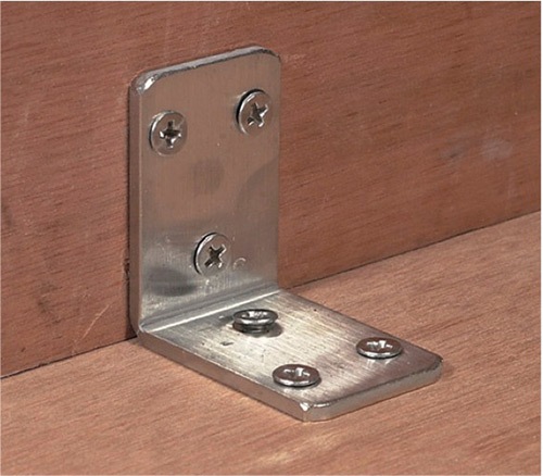 ステンレス 幅広 内折 2×37×30×60 ［3個］金折 |ネジ・ボルト・DIY金具