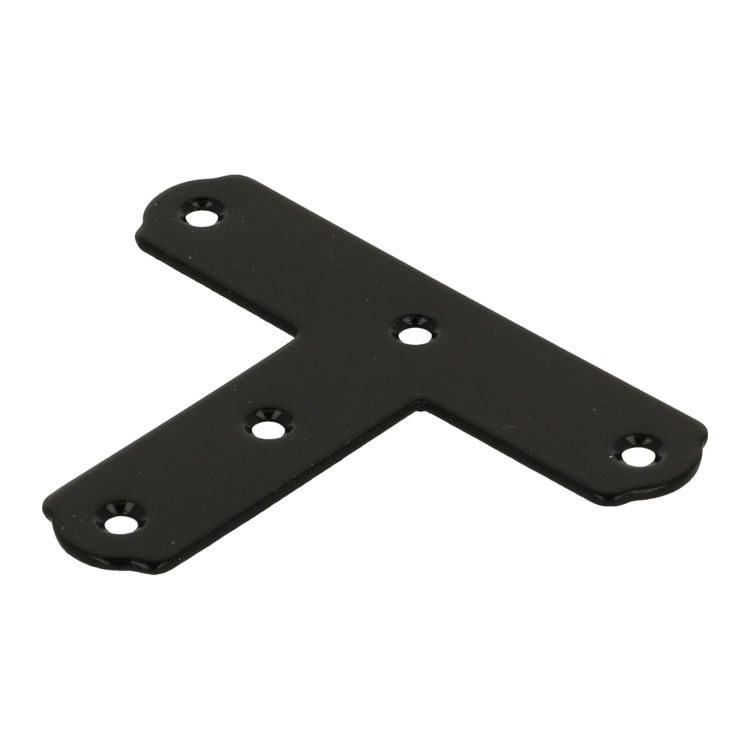 T字 黒 大 ［10個 (2個×5セット)］T字 |ネジ・ボルト・DIY金具の YHT