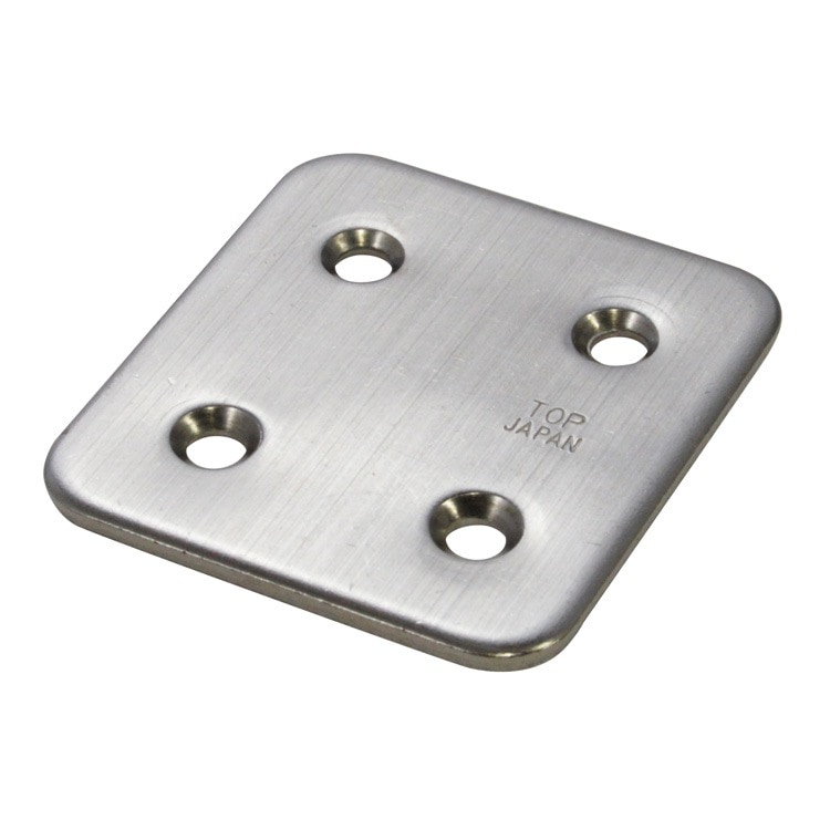 ステンレス 幅広プレート 2×40×40 ［5個］隅金 |ネジ・ボルト・DIY金具