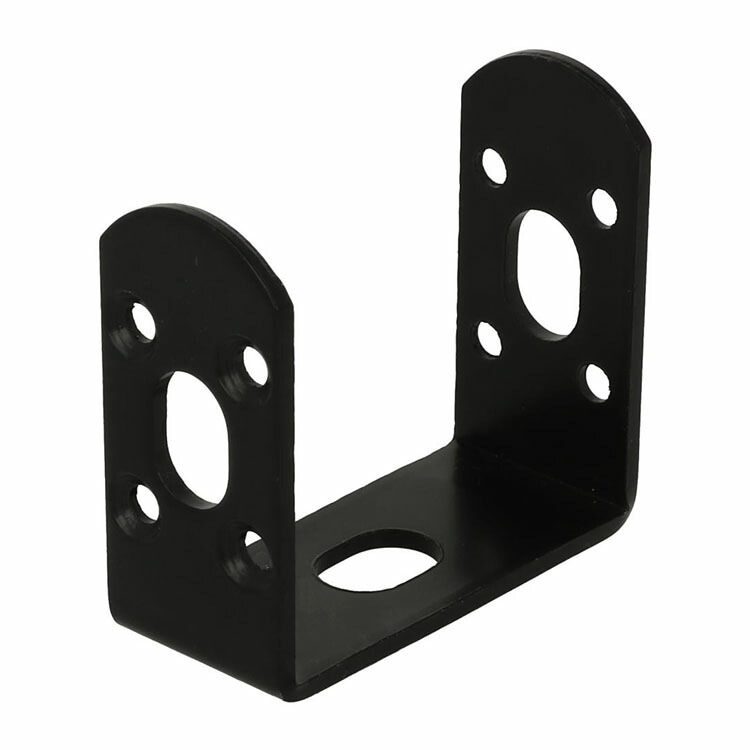 金具確認用 補助金具 黒 No.72 コの字型大 ［5個］補助金具 |ネジ・ボルト・DIY