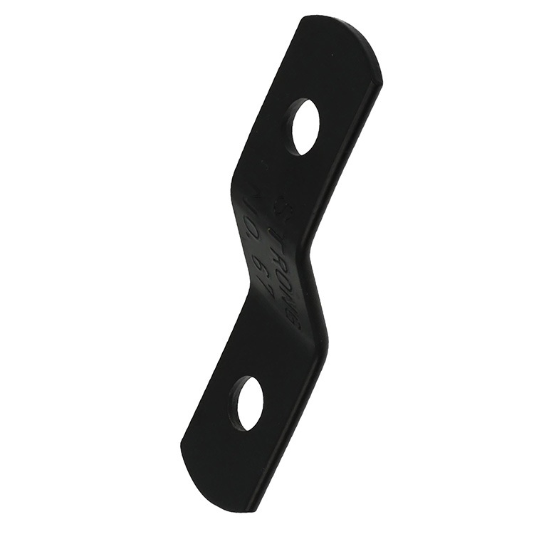 日本製 基板 曲板 黒 No.67 Y-60B ［5個］補助金具 |ネジ・ボルト・DIY金具の YHT