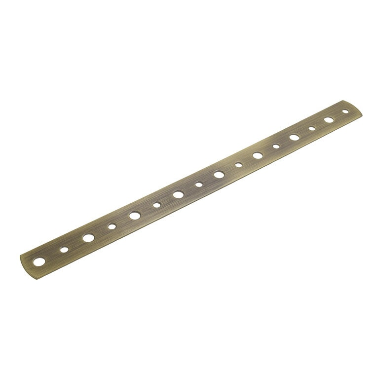 曲板 金ブロンズ(千鳥) 200mm ［5個］補助金具 |ネジ・ボルト