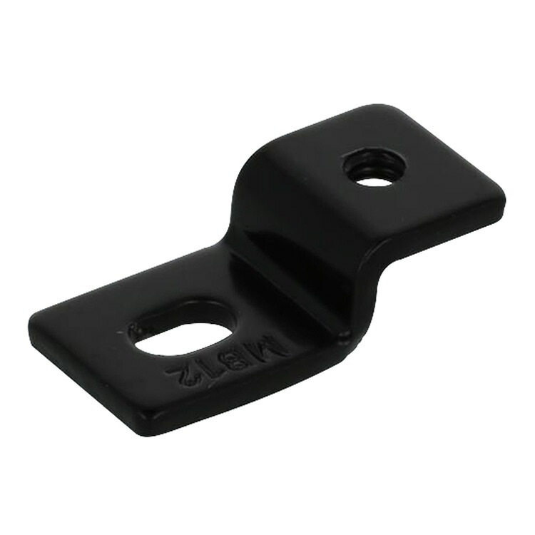 ミニステー 黒 MB-12 ［10個 (2個×5セット)］補助金具 |ネジ・ボルト