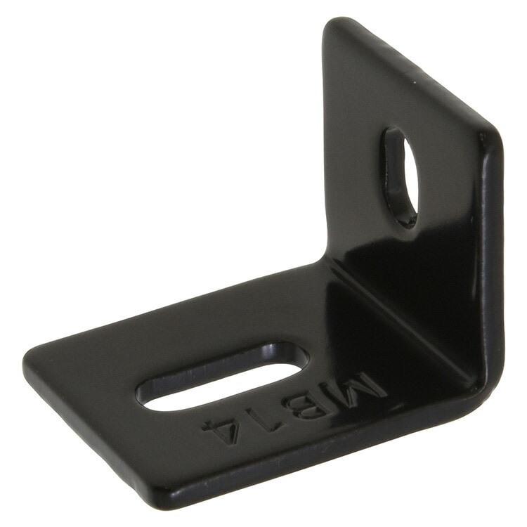 ミニステー 黒 MB-14 ［10個 (2個×5セット)］補助金具 |ネジ・ボルト