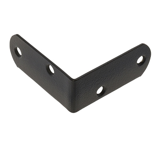 SELECTS 補助金具 L字金折 L マットブラック ［15個］ #黒棚・机・家具