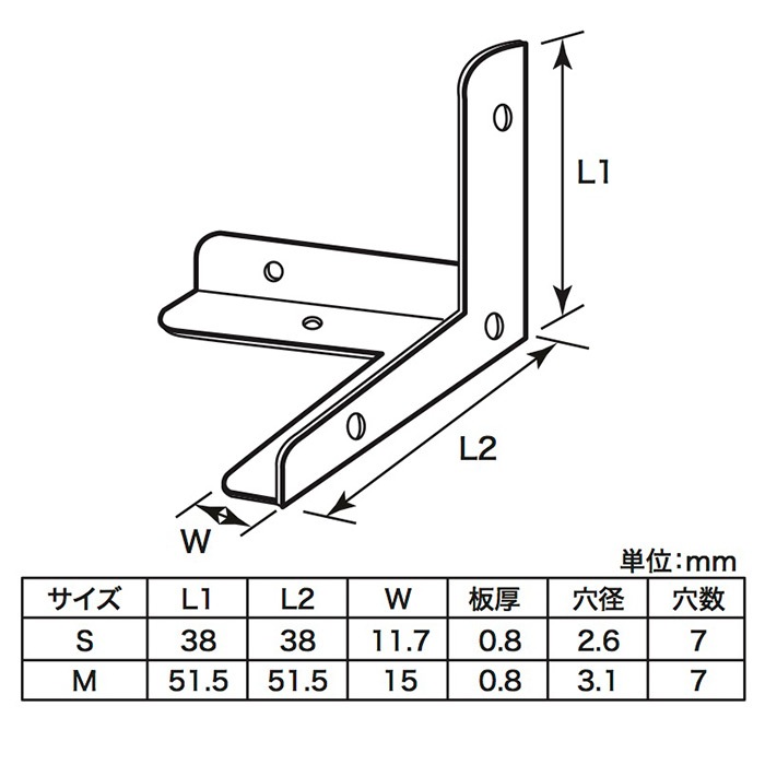 SELECTS 補助金具 三方面 S ゴールドブロンズ ［10個］棚・机・家具の