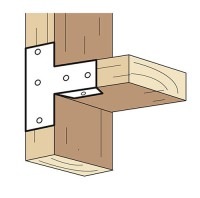 SELECTS 補助金具 2×4材用ラクラク取付T 2バイ用 マットホワイト ［20個］ #白|２ｘ４用ツーバイフォー金具|DIY金具（リノベーション）