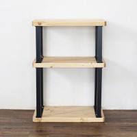 Ironna ラックユニット金具 黒 350 取付用ねじ付属 ［2個］ #インテリア金具|棚・机・家具の金具|DIY金具（リノベーション）