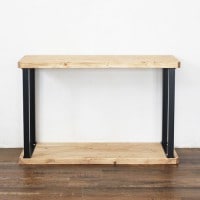 Ironna ラックユニット金具 黒 450 取付用ねじ付属 ［2個］ #インテリア金具|棚・机・家具の金具|DIY金具（リノベーション）