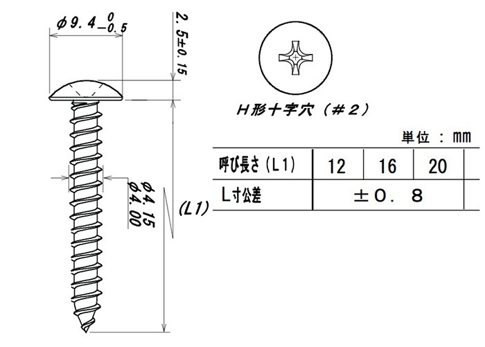 Ironna 専用ねじ 黒 4×12 ［125本 (25本×5セット)］ #ネジ棚・机・家具