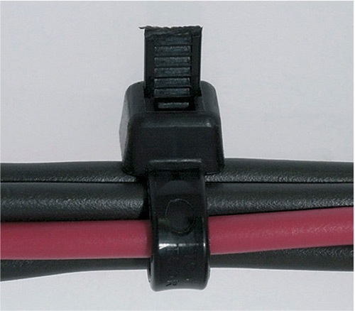 配線結束バンド(黒)150MM T203 ［10個］配線・コード |ネジ・ボルト