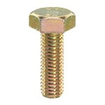 鉄 六角ボルト(全ねじ) M16x155 クロメート