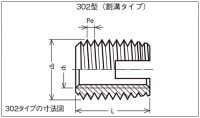 ステンレス エンザート SUS430Ｆ【1本単価がお得！箱売】|ナット【箱売】|ねじ・ボルト【箱売】