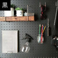 メーカー直送】有孔ボード 黒 (900x600x5.5mm) 【3枚セット 取付ねじ