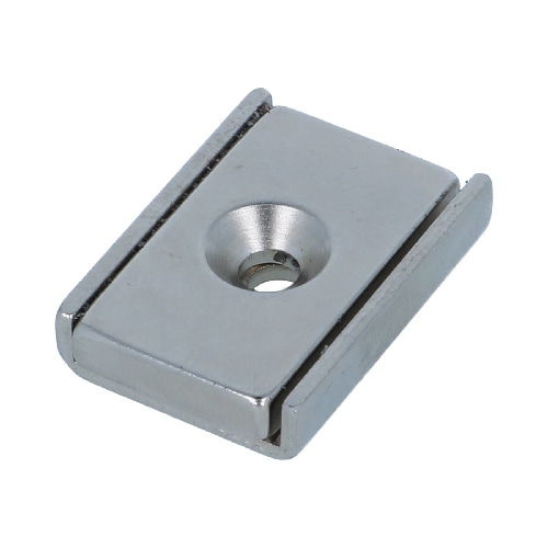 ネオジム角型(カバー穴付) 34.5×25×7.5 ［1個］ #マグネット