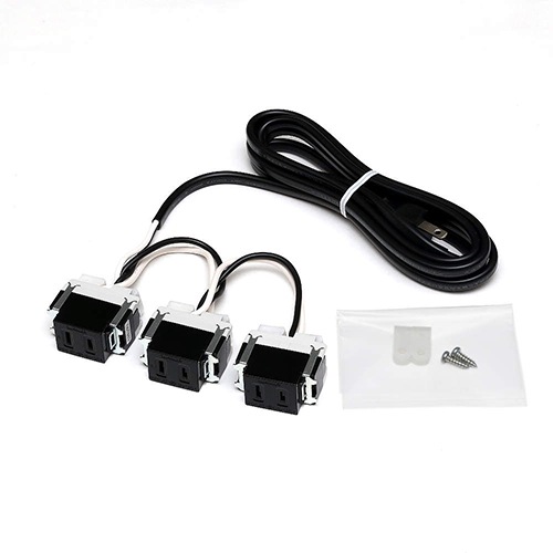 国鉄 合図燈充電器 AAS-3B形 SUG LAMP 結線済コンセント ブラック 【品番 : DM3-A3-BL】 注文コード