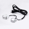 SUG LAMP 結線済コンセント ホワイト 【品番 : DM2-A1U1P24-WT】 注文コード : 210-049-912 スガツネ工業#電気工事不要 USB充電 配線パーツ・パッキン|コンセン