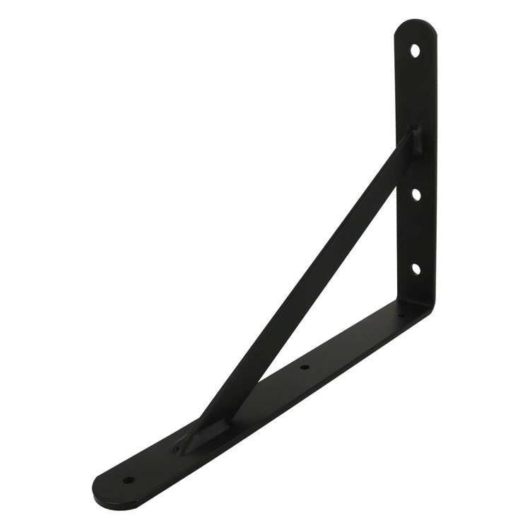 カウンターブラケット 黒 200×300 ［4個］棚受け |ネジ・ボルト・DIY