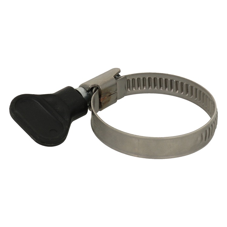 パンドミ ホースバンドつまみ黒 25-40 ［5個］2024DIYショー |ネジ・ボルト・DIY