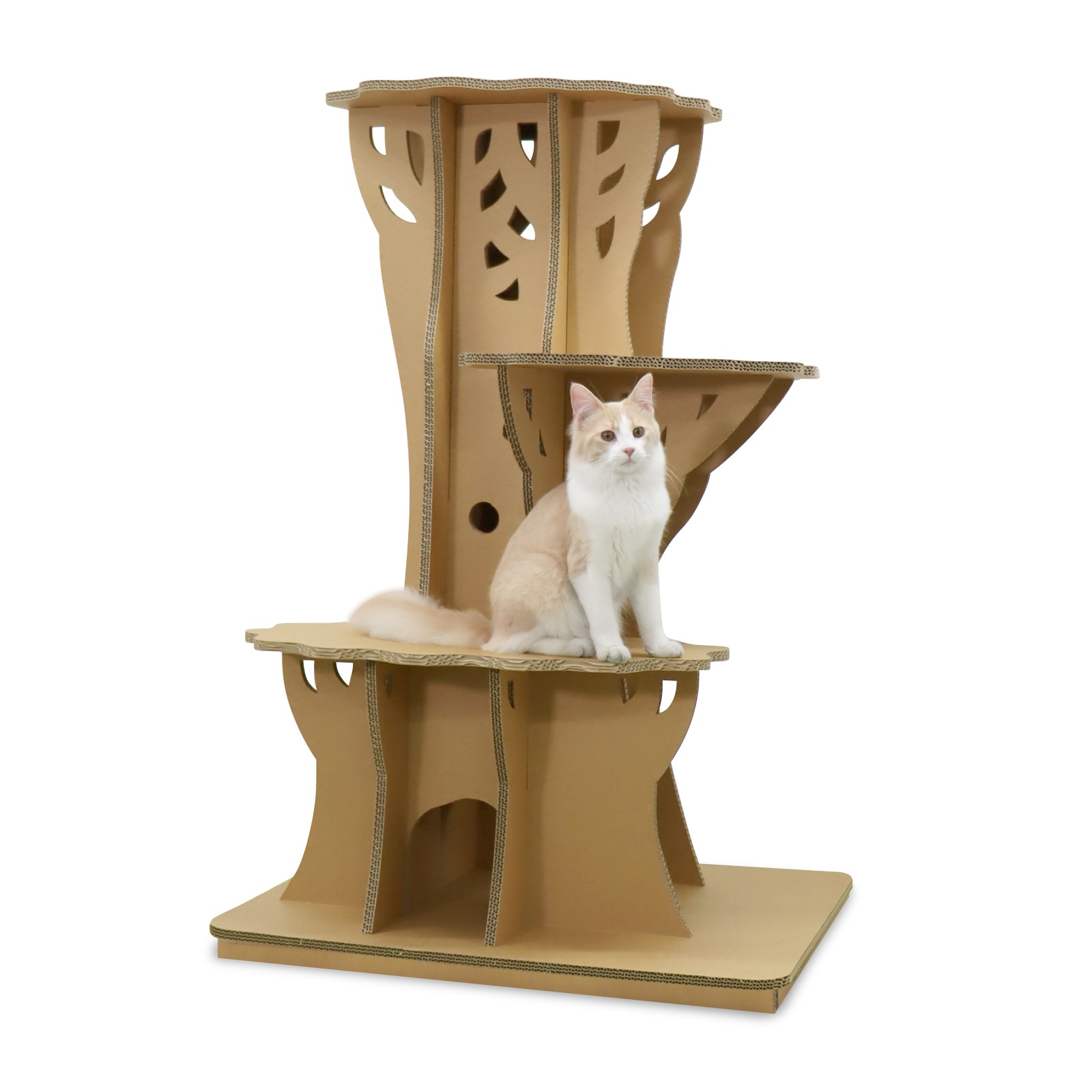 KM ラージ ツリーステップ-キャットタワー KM-AW-017-02 【1個】paper