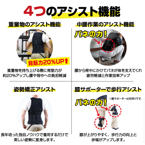 NSP ワーキングパワースーツ サイズ【LL】 スーツ(単品) アシスト