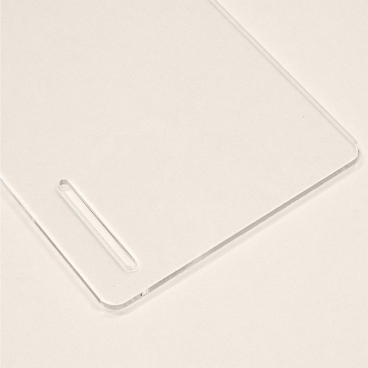 有孔 Wバーフック141mm用棚板 アクリル透明 奥行165X幅425X厚5mm