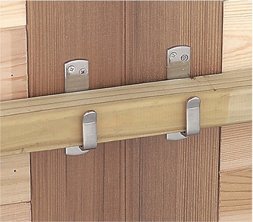 ステンレス貫抜 受 50 ［10個］かんぬき |ネジ・ボルト・DIY金具