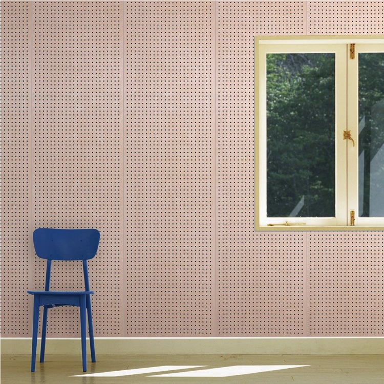 DIY専用有孔ボード四角穴 MDF マットコート (KY) 900x600x5.5 【1枚