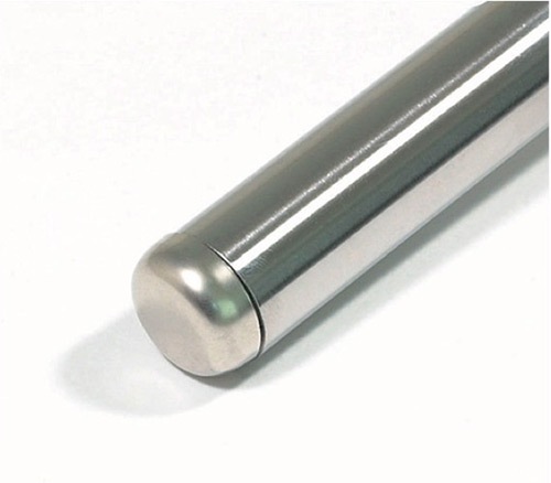 鉄 キャップ(半) M18x115 ニッケル 鉄 キャップ(半) M18x115 ニッケル