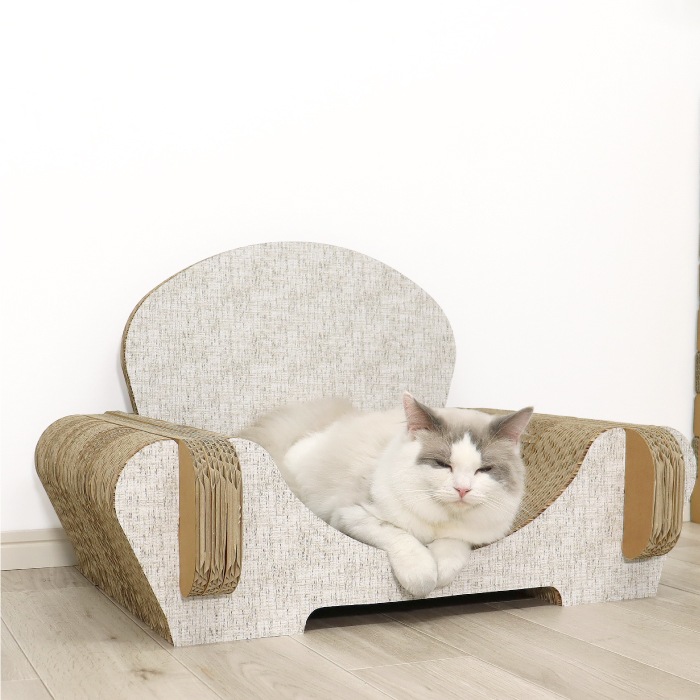 KM トトノイ-キャットソファ・爪研ぎ KM-AW-023-01 【1個】 全3色